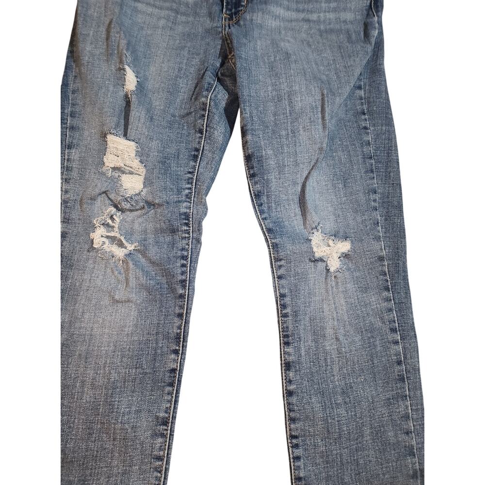 Levi's Skinny Distressed Raw Hem Denim Jeans 711 Size 31 - Picture 3 of 8